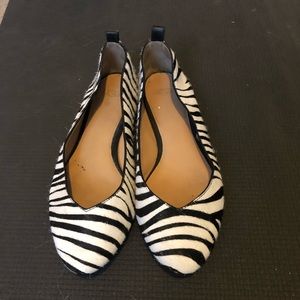 Zebra Ugg Ballet Flats
